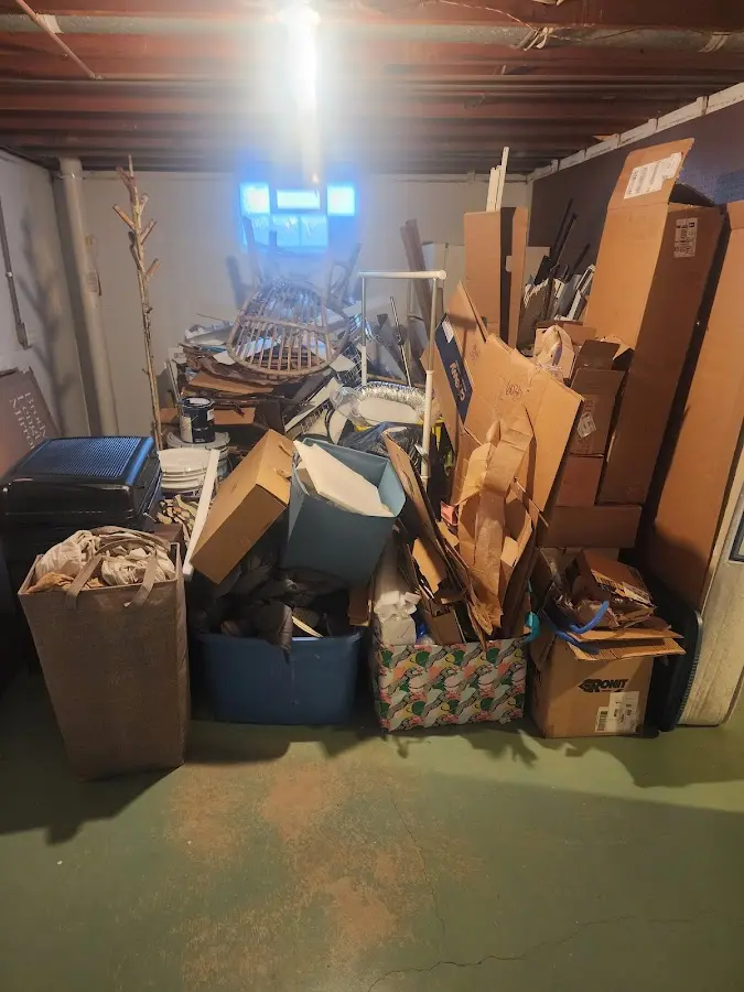 Roll-off dumpster container at job site for Construction Dumpster Rental in Salamanca